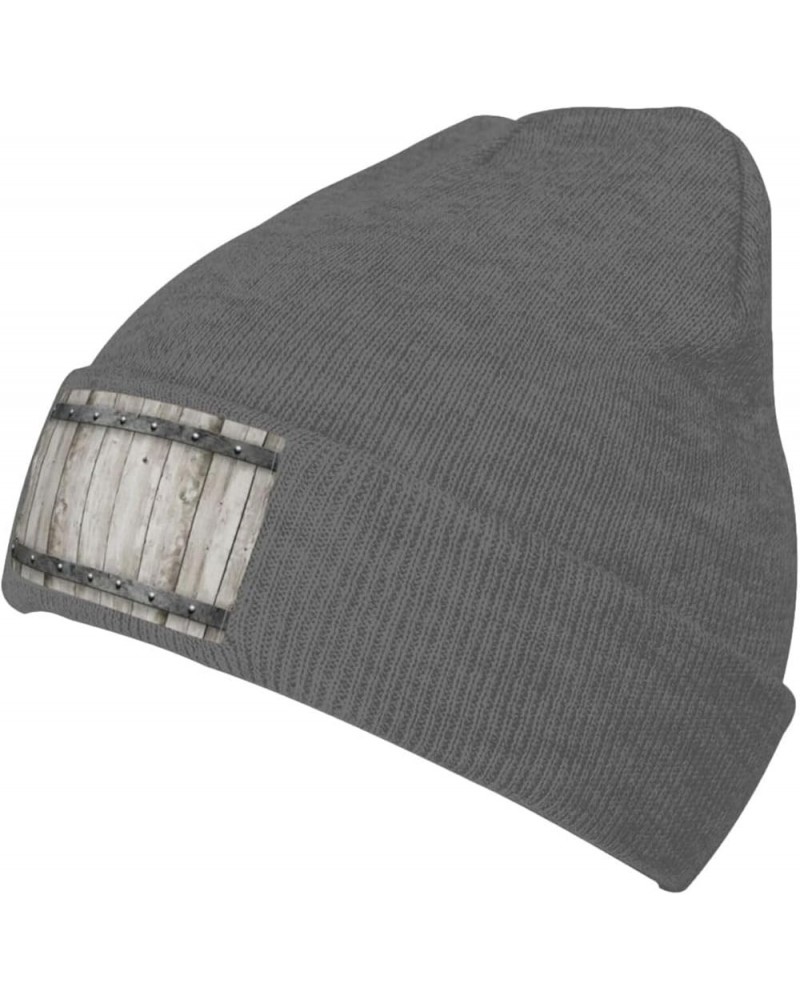 Barn Door1 Print Slouchy Beanie for Men Women Hip-Hop Soft Lightweight Running Beanie Adult Hats Deep Heather $10.07 Skullies...