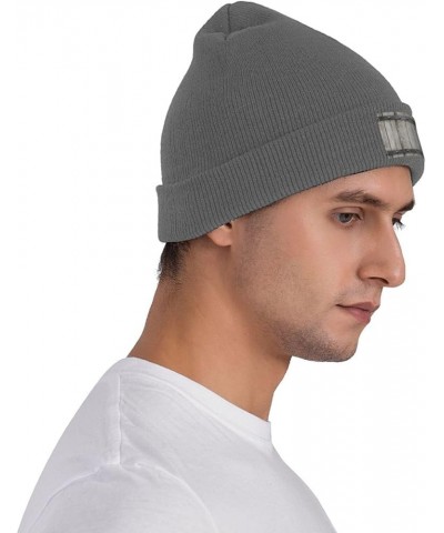 Barn Door1 Print Slouchy Beanie for Men Women Hip-Hop Soft Lightweight Running Beanie Adult Hats Deep Heather $10.07 Skullies...