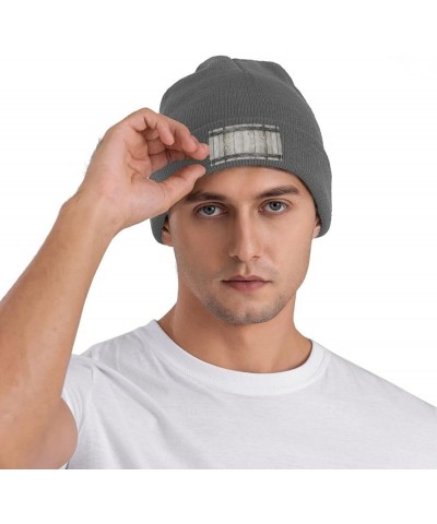 Barn Door1 Print Slouchy Beanie for Men Women Hip-Hop Soft Lightweight Running Beanie Adult Hats Deep Heather $10.07 Skullies...