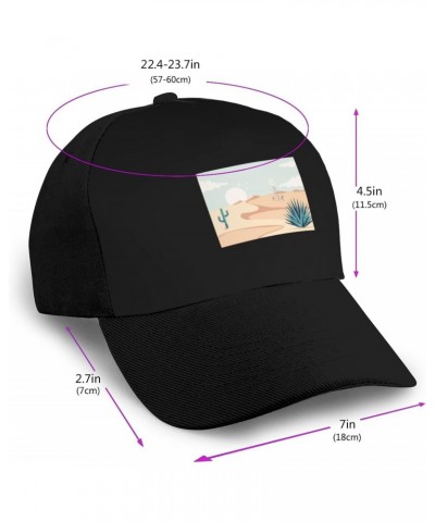 Hot Desert Landscape Picture Baseball Cap Women Men Hat Outdoor Leisure Sun Hat Adjustable Truck Driver Baseball Caps Dad Hat...