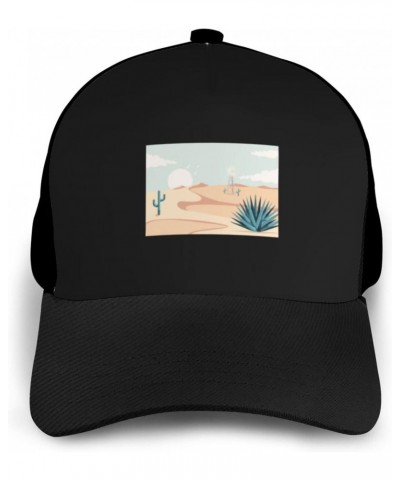 Hot Desert Landscape Picture Baseball Cap Women Men Hat Outdoor Leisure Sun Hat Adjustable Truck Driver Baseball Caps Dad Hat...