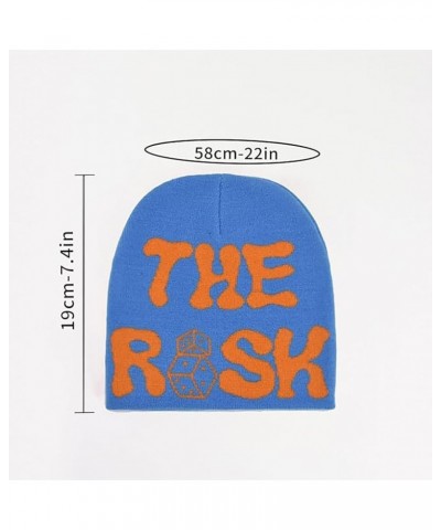 Y2K Beanie Letter Printing Knitted Hat Winter Warm Hat Fashion Hip hop Trend Beanie Pullover Hat Casual Sports for Men Women ...