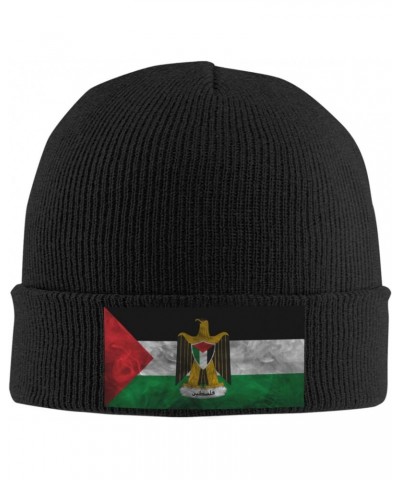 Palestine Flag 5 Crafted Comfort Premium Yarn Beanies for All Seasons Black $13.92 Skullies & Beanies