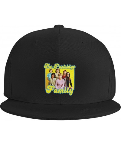 David Actor Cassidy Flat Brim Hat Baseball Cap Adjustable Snapback Trucker Cap for Men Women Black $11.49 Baseball Caps