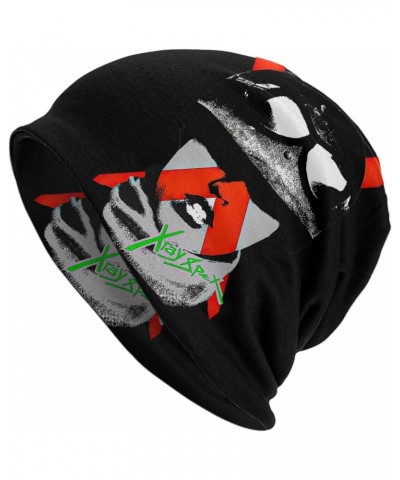 X-Ray Rock Spex Band Knit Beanie Hats Lightweight Cap Thin Slouchy Skull Hat Headwear for Women Men Black $11.79 Skullies & B...