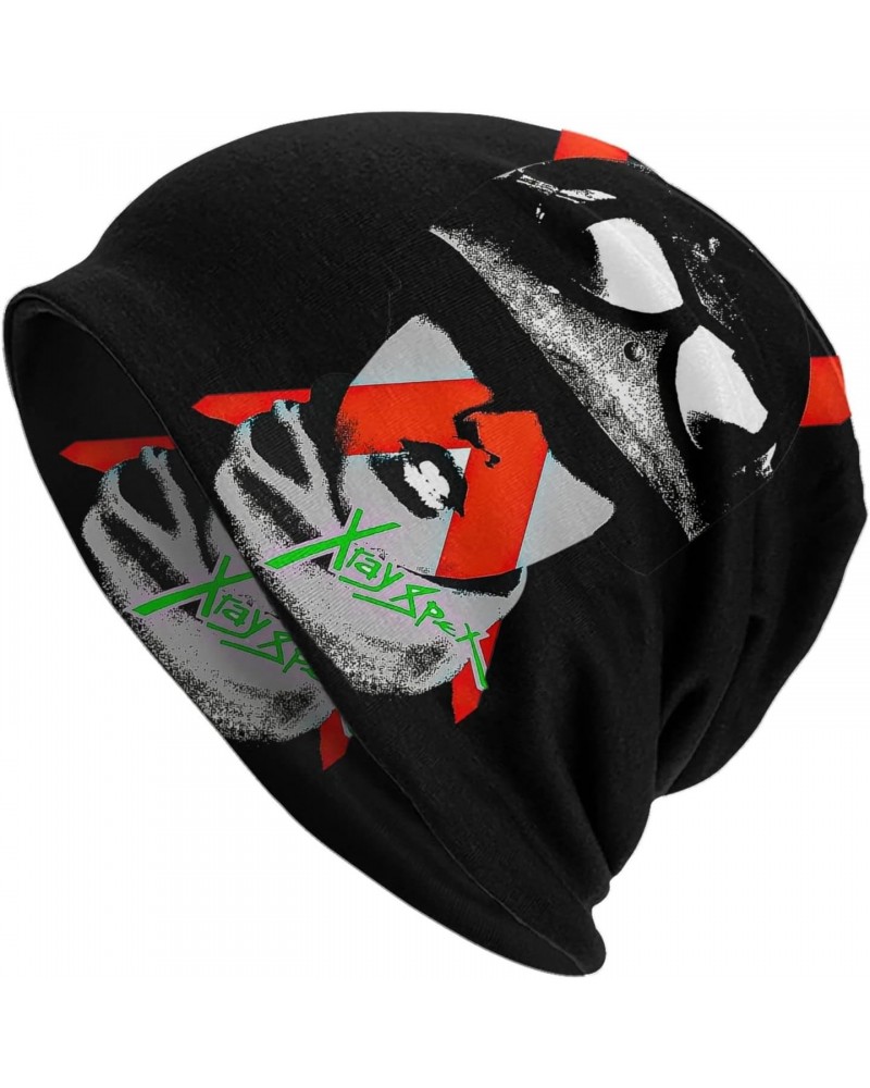 X-Ray Rock Spex Band Knit Beanie Hats Lightweight Cap Thin Slouchy Skull Hat Headwear for Women Men Black $11.79 Skullies & B...