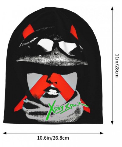 X-Ray Rock Spex Band Knit Beanie Hats Lightweight Cap Thin Slouchy Skull Hat Headwear for Women Men Black $11.79 Skullies & B...