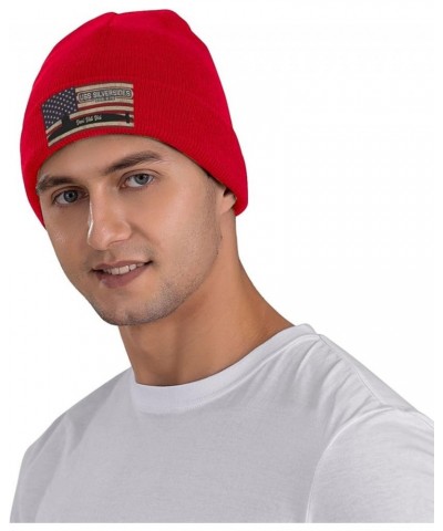 USS Silversides SSN 679 Winter Knitted Hat Soft Warm Beanie Hat Black Red $11.59 Skullies & Beanies