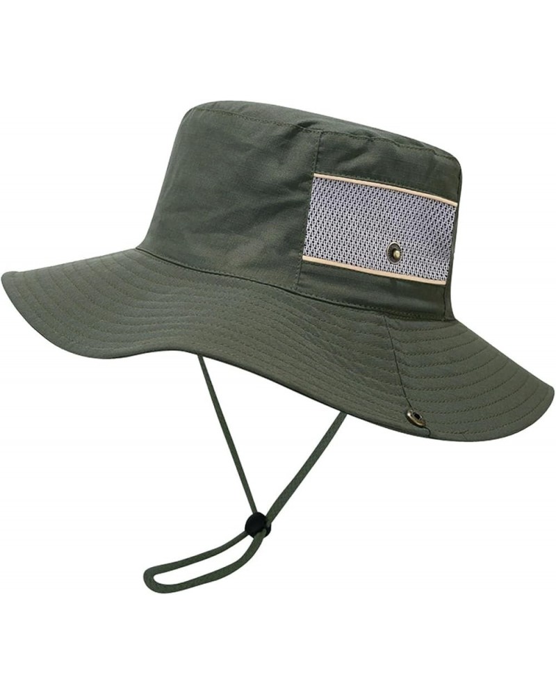 Hiking Hat for Women Outdoor Mesh Sun Hat Wide Brim Sun Sun Protective Hat Fishing Hiking Hat Black $7.76 Sun Hats