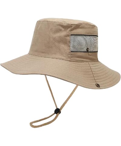 Hiking Hat for Women Outdoor Mesh Sun Hat Wide Brim Sun Sun Protective Hat Fishing Hiking Hat Black $7.76 Sun Hats