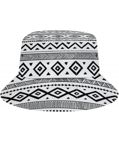 Aztec Bucket Hat Vintage Ethnic Abstract Geometric Womens Mens Bucket Hats for Fashion Beach Fisherman Hat Aztec-502 $10.06 B...