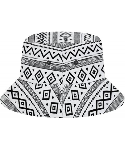 Aztec Bucket Hat Vintage Ethnic Abstract Geometric Womens Mens Bucket Hats for Fashion Beach Fisherman Hat Aztec-502 $10.06 B...