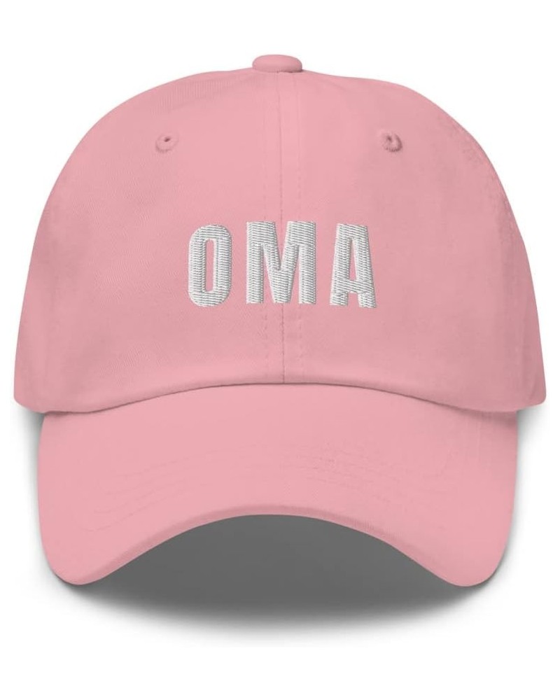 Oma Hat Grandma in German Germany Grandmother Dad Cap Embroidered Dad Hat Baseball Cap Adjustable Strap Pink $21.79 Baseball ...