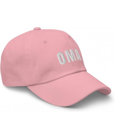 Oma Hat Grandma in German Germany Grandmother Dad Cap Embroidered Dad Hat Baseball Cap Adjustable Strap Pink $21.79 Baseball ...