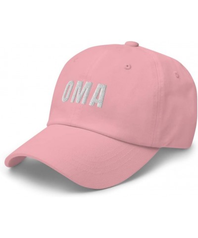 Oma Hat Grandma in German Germany Grandmother Dad Cap Embroidered Dad Hat Baseball Cap Adjustable Strap Pink $21.79 Baseball ...