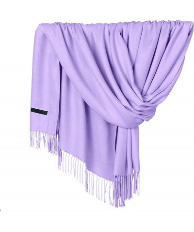 Winter Warm Wraps For Women Pure Cashmere Shawl Wraps Extra Large Thick Soft Pashmina Scarf Solid Color Shawl Purple-a $7.44 ...