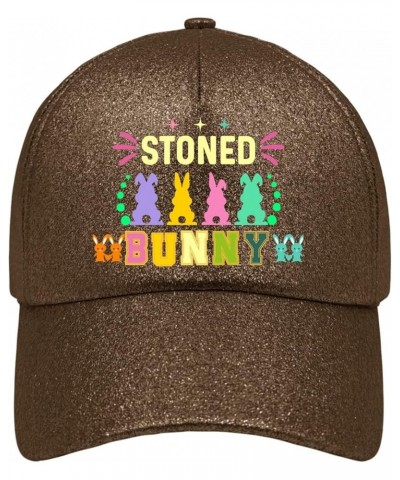 Beach hat Easter Sunday Stoneds Bunny Baseball Cap Women Music hat Gifts for Him Baseball Caps Suitable for Outdoor Coffee $1...