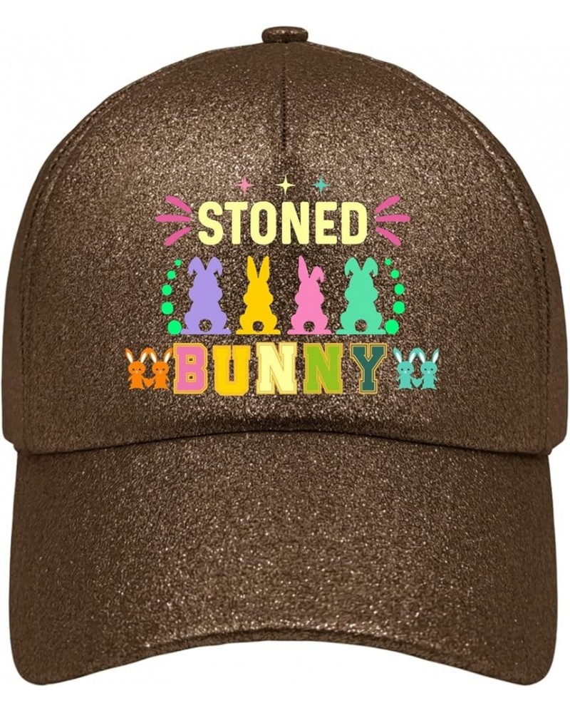 Beach hat Easter Sunday Stoneds Bunny Baseball Cap Women Music hat Gifts for Him Baseball Caps Suitable for Outdoor Coffee $1...