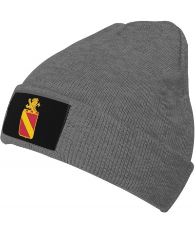 35th Field Artillery Regiment Beanie Hat Cap Knit Hat for Men Women Soft Warm Beanie Caps Deep Heather $15.87 Skullies & Beanies