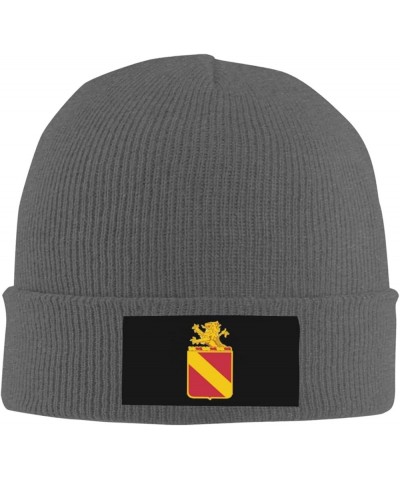 35th Field Artillery Regiment Beanie Hat Cap Knit Hat for Men Women Soft Warm Beanie Caps Deep Heather $15.87 Skullies & Beanies