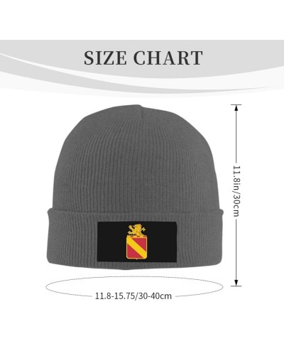 35th Field Artillery Regiment Beanie Hat Cap Knit Hat for Men Women Soft Warm Beanie Caps Deep Heather $15.87 Skullies & Beanies