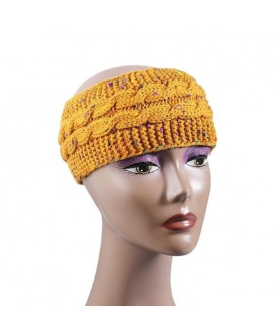 4 Pcs Warm Cable Headband Wool Head Wrap Knit Head Wrap Headband Wool Headband Warm Headbands for Women Winter Braided Headba...