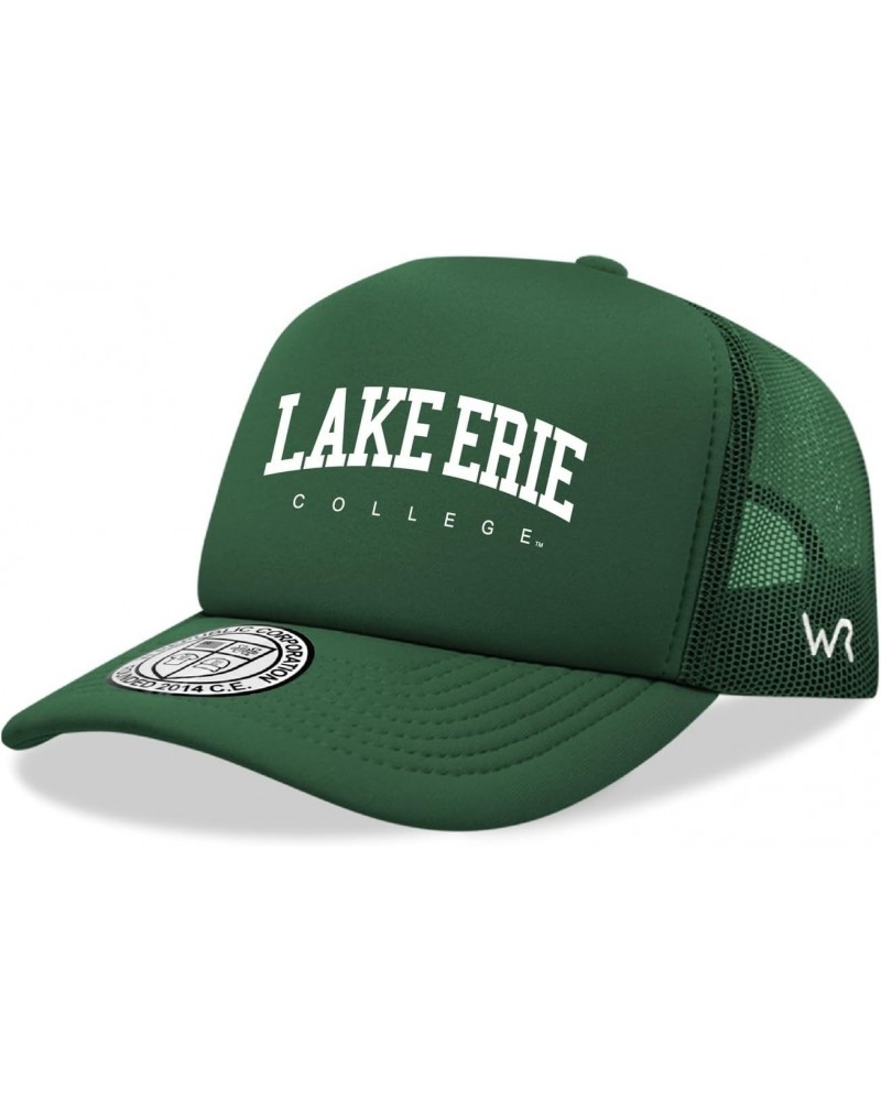 Lake Erie College Storm LEC Trucker Mesh Snapback Game Day Hat Forest Green $19.98 Baseball Caps