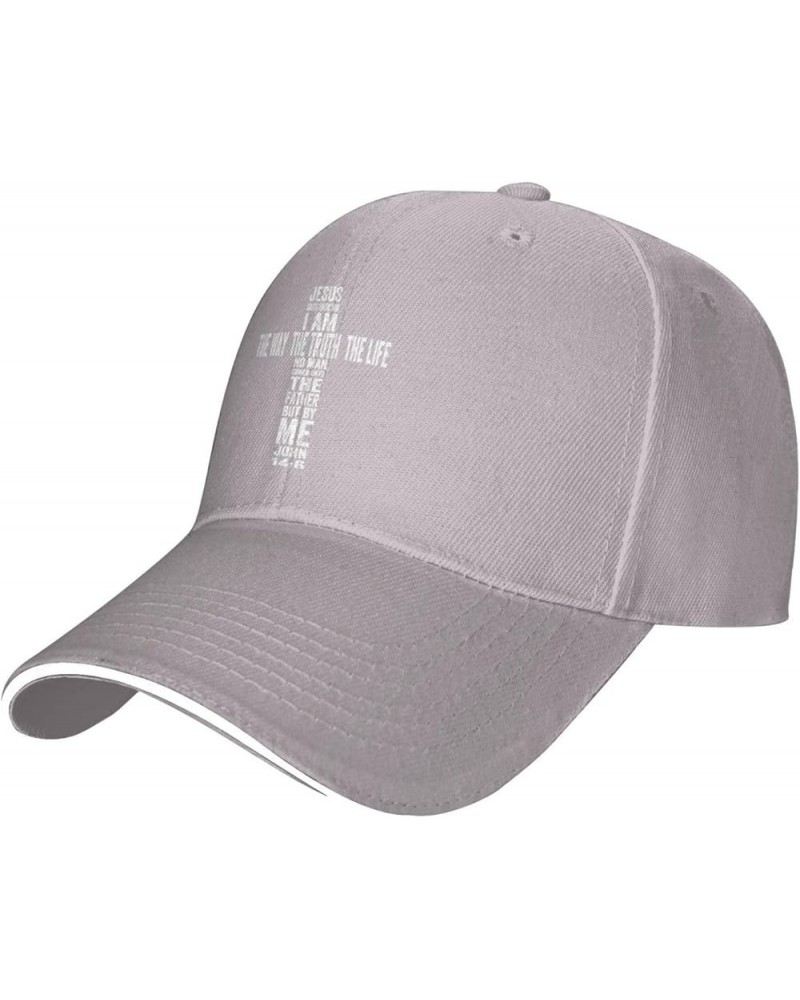 Jesus Christ Shirt The Way, The Truth Baseball Cap Men Ponytail Hat Women Dad Hat Sun Hat Trucker Hat Black Gray $10.39 Baseb...