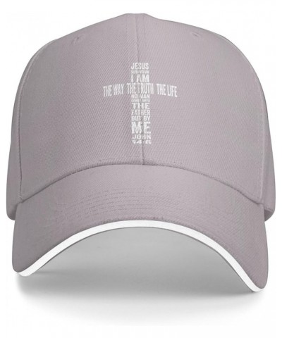 Jesus Christ Shirt The Way, The Truth Baseball Cap Men Ponytail Hat Women Dad Hat Sun Hat Trucker Hat Black Gray $10.39 Baseb...