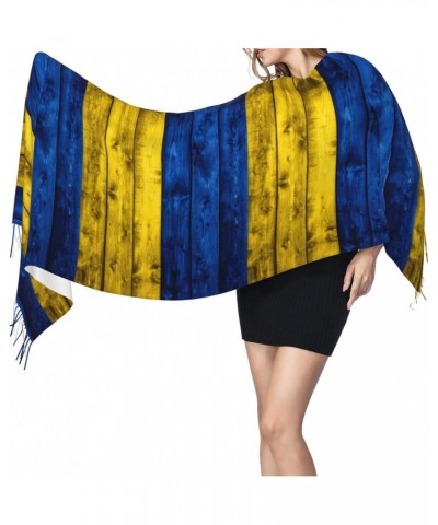 Ukraine Flag Embrace Elegance Fringed Scarf Comfort Luxury Warm 27inÃ—77in $17.42 Scarves