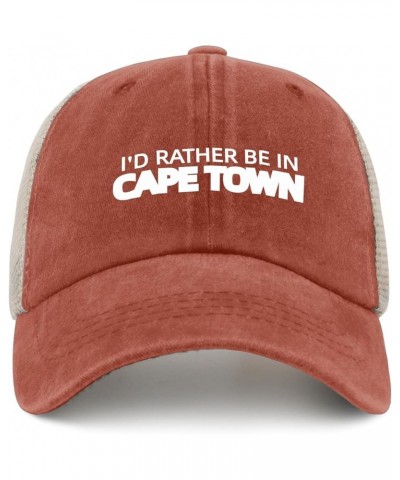 I'd Rather Be in Cape Town hat Sports hat AllBlack Trucker hat Men Gifts for Women Baseball Hats Saffron02 $11.21 Bucket Hats