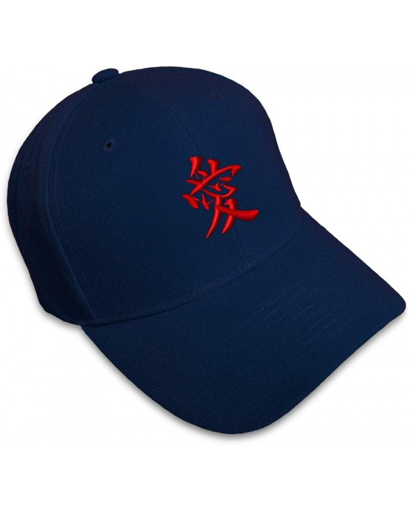 Baseball Cap Japanese Love Style 2 Embroidery Foreign Languages Hebrew Acrylic Navy Design Only $11.25 Baseball Caps