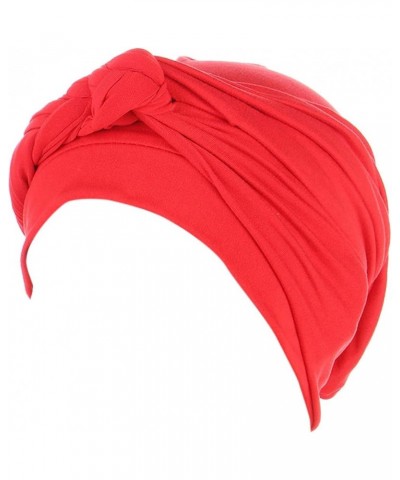 Women's Turban Head Wrap Cap Cancer Chemo Beanie Cap Headwear Cap Bonnet Hair Loss Hat Red $7.01 Skullies & Beanies