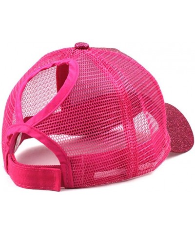 Baseball Cap Adjustable Washed Distressed Hat for Outdoor Activities and Embroidery Gifts Birthday Easter Hot Pink $6.32 Base...