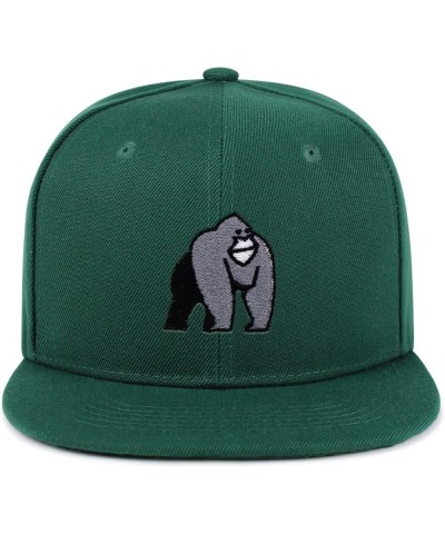 Ape Hip-Hop Snapback Hat Embroidered Baseball Cap King Kong Orangutan 06. Green $14.99 Baseball Caps