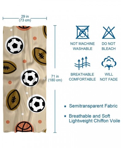 Head Scarf Fashion Chiffon Hair Scarf Scarves for Women Basketball Soccer Football $15.07 Scarves