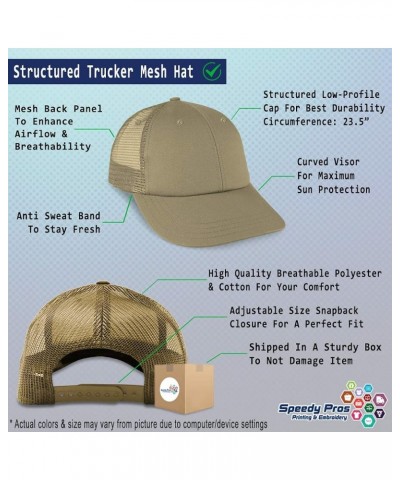 Custom Custom Trucker Hat Baseball Cap Database Administrator Data Cotton Computer Dad Hats for Men & Women Khaki Design Only...