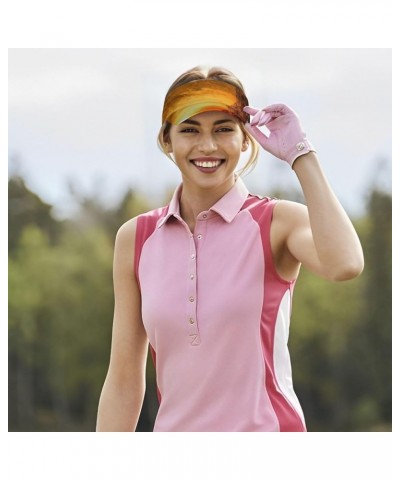 Sport Sun Visor Hats Adjustable Empty Top Baseball Cap Old Camera Tennis Golf Visor Cap for Women Men Sunset $9.63 Visors