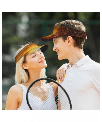 Sport Sun Visor Hats Adjustable Empty Top Baseball Cap Old Camera Tennis Golf Visor Cap for Women Men Sunset $9.63 Visors