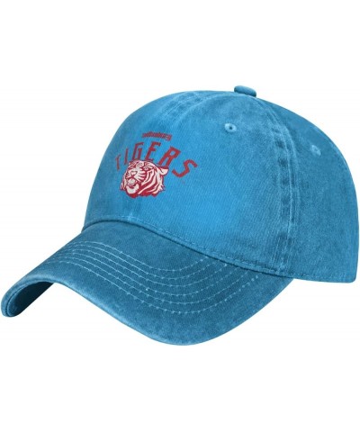 Wittenberg University Logo Cowboy Hats，Unisex Adjustable for Hat Baseball Cap Casquette Blue $7.64 Cowboy Hats