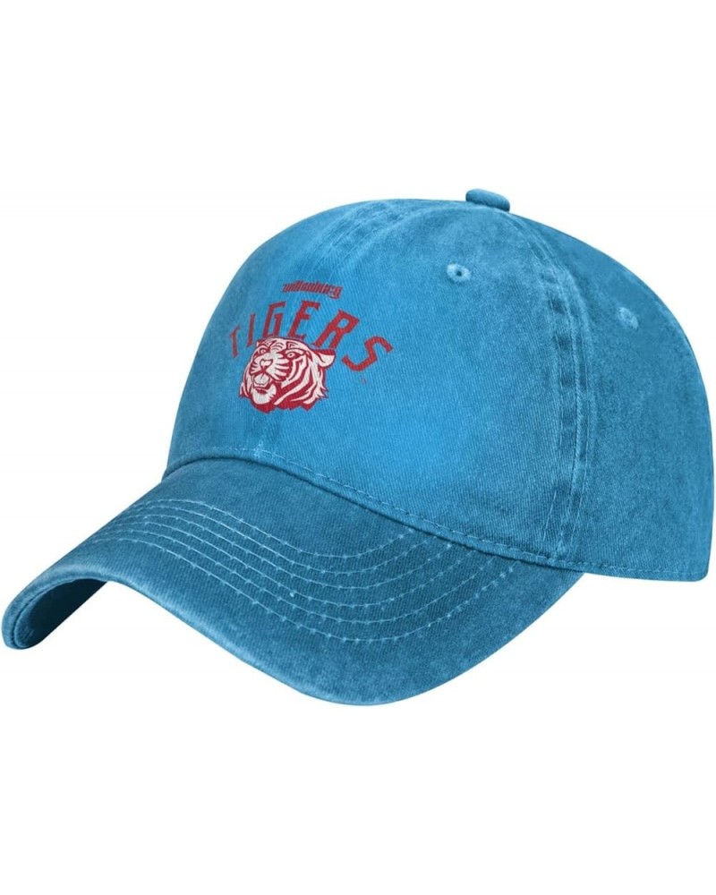 Wittenberg University Logo Cowboy Hats，Unisex Adjustable for Hat Baseball Cap Casquette Blue $7.64 Cowboy Hats