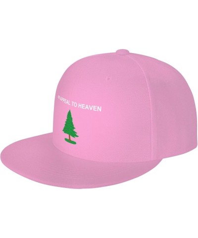 an Appeal to Heaven Snapback Hats Adjustable Fashion Classic Snapback Hat for Men Women Black Pink $10.74 Baseball Caps