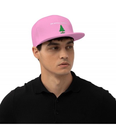 an Appeal to Heaven Snapback Hats Adjustable Fashion Classic Snapback Hat for Men Women Black Pink $10.74 Baseball Caps