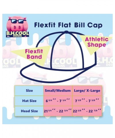 of Course I'm Right! I'm A Pidgeon! - Flexfit 6210 Structured Flat Bill Fitted Hat | Baseball Cap for Men and Women Black $19...