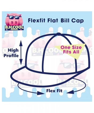 of Course I'm Right! I'm A Pidgeon! - Flexfit 6210 Structured Flat Bill Fitted Hat | Baseball Cap for Men and Women Black $19...