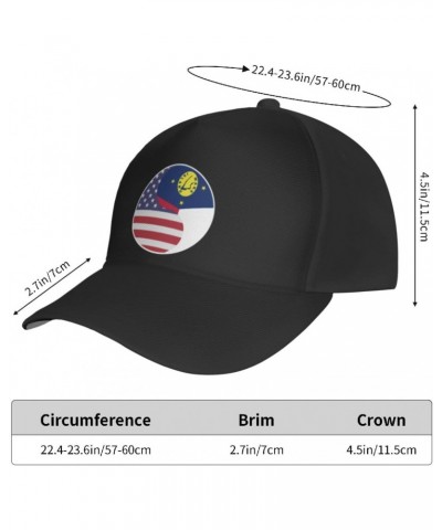 Yin Yang Flag Combination of America and Wake Island Baseball Cap for Men Women Adjustable Dad Hat Outdoor Casual Trucker Cap...