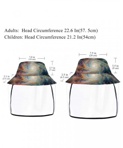 Hats for Women Men Outdoor Sun Cap 21.2 Inch Size for Kids Colorful Neon Ribcage $21.04 Sun Hats