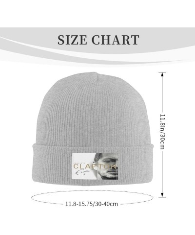 Women Men Beanie Hats Warm Winter Softknit Caps Unisex Pullover Hat Casual Knit Cuffed Cap Black Gray $11.02 Skullies & Beanies