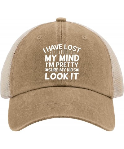 I Have Lost My Mind Kids Took It Mothers Day Mom Women Baseball Cap Baseball Hats for Men AllBlack Custom Hat Gifts Pigment K...