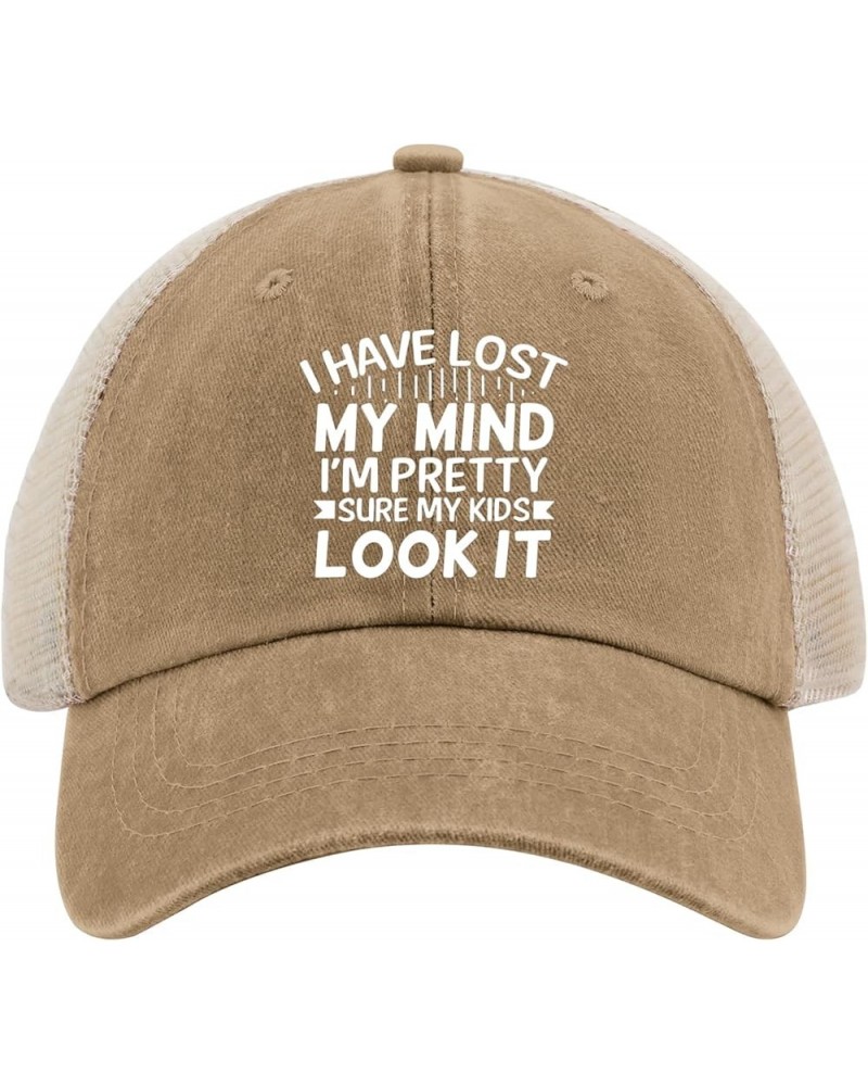 I Have Lost My Mind Kids Took It Mothers Day Mom Women Baseball Cap Baseball Hats for Men AllBlack Custom Hat Gifts Pigment K...